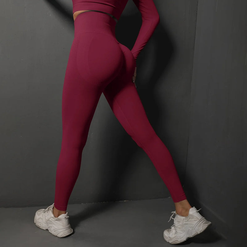 Cloud Hide Blue Yoga Pants SEXY Women Fitness Gym Sports Leggings Seamless Tights High Waist Female Trousers Workout Sportswear