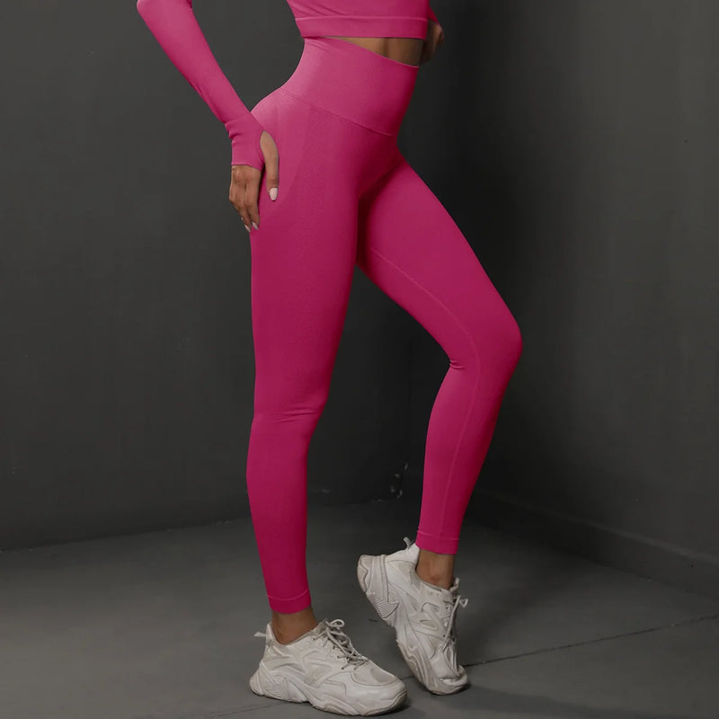 Cloud Hide Blue Yoga Pants SEXY Women Fitness Gym Sports Leggings Seamless Tights High Waist Female Trousers Workout Sportswear
