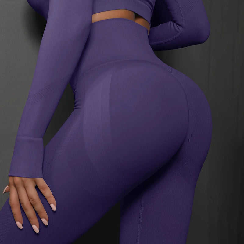 Cloud Hide Blue Yoga Pants SEXY Women Fitness Gym Sports Leggings Seamless Tights High Waist Female Trousers Workout Sportswear